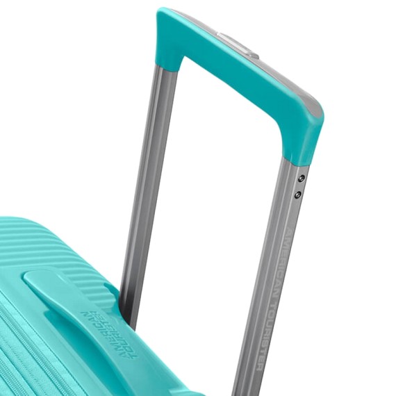 American Tourister Mala de Viagem / Trolley Médio 67cm 4R EXP SOUNDBOX Azul Claro | Ref. 9232G00221