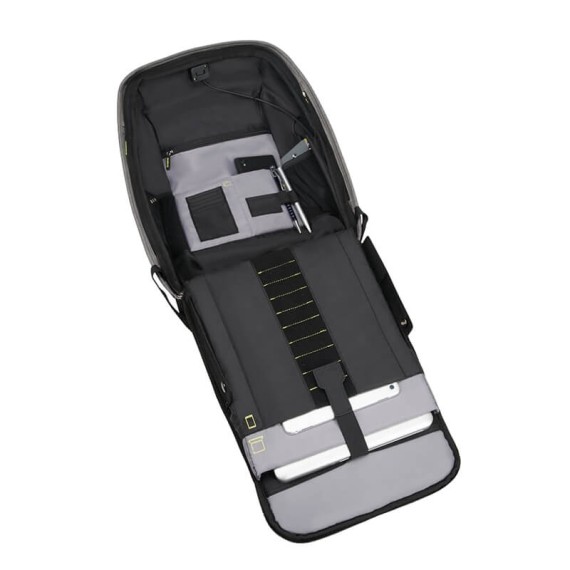 Samsonite Mochila Anti-Roubo para Portátil 15.6'' c/ Porta USB SECURIPAK Cinzenta | Ref. 92KA600108
