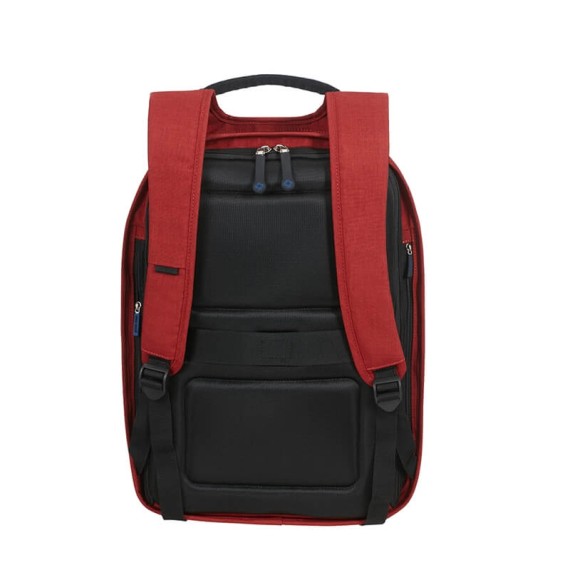 Samsonite Mochila Anti-Roubo para Portátil 15.6'' c/ Porta USB SECURIPAK Vermelha | Ref. 92KA600110
