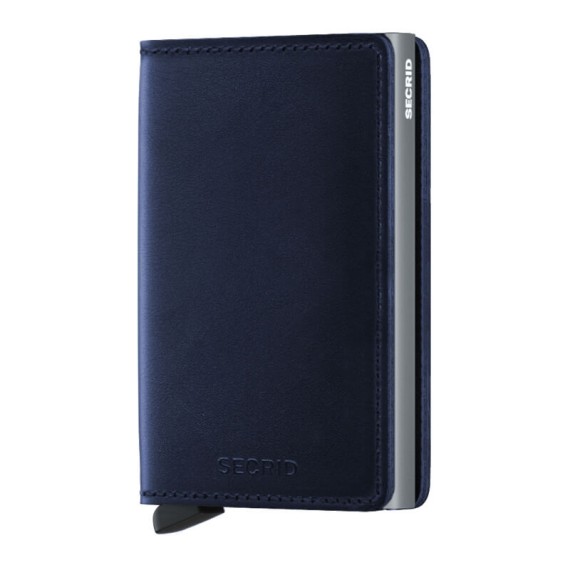 Secrid SLIMWALLET Navy Polished Blue | Ref. 297.SNP-N