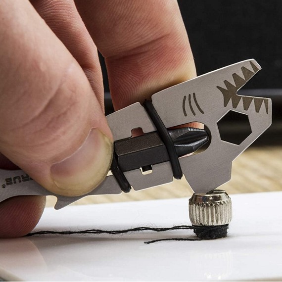 TRUE UTILITY TU214 Porta-Chaves Sharkey Multi-Ferramentas | Ref. 314.TU214