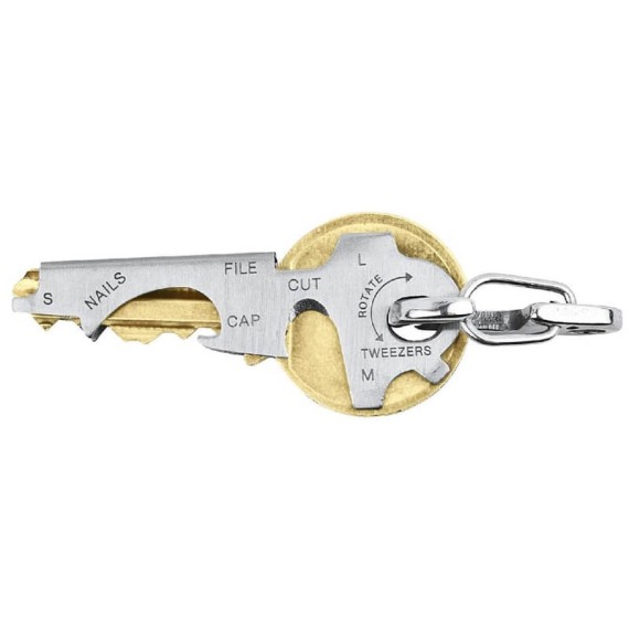 TRUE UTILITY TU247 Porta-Chaves Chave Multifunções | Ref. 314.TU247