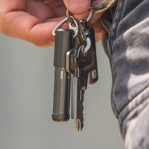 TRUE UTILITY TU258 Porta-Chaves Esferográfica Telescópica | Ref. 314.TU258