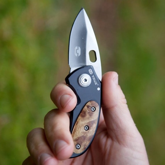 True Utility TU576 Porta Chaves Faca Cabo de Madeira | Ref. 314.TU576