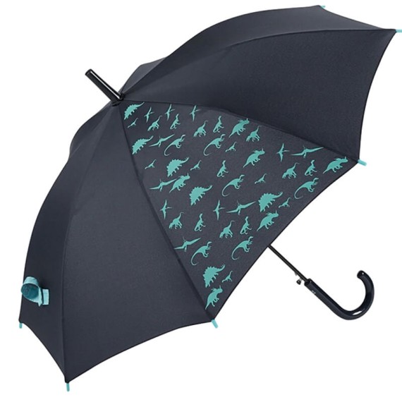 Guarda-Chuva Gotta Infantil Comprido Automático DINOSSAUROS Azul/Azul Claro | Ref. 104.58216AAT