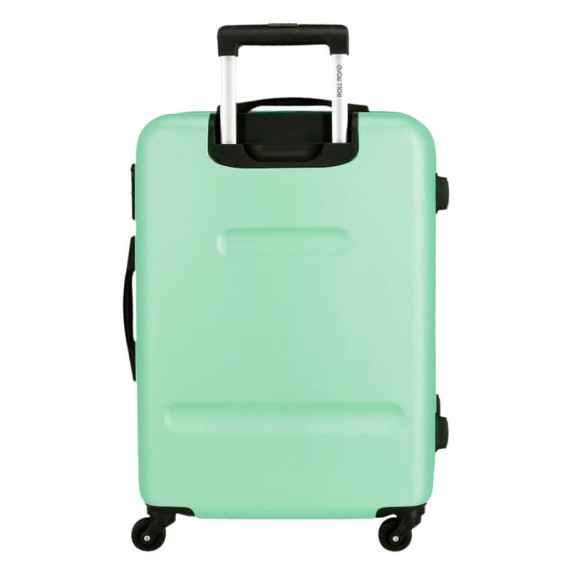 Mala de Viagem / Trolley Médio 65cm 4 Rodas ROLL ROAD Verde Água | Ref. 186.584946BB