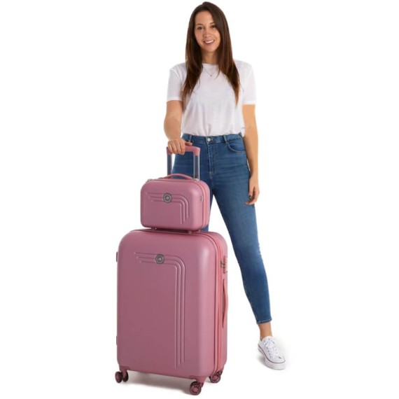 Necessaire Adaptável ABS Movom RIGA Rosa | Ref. 186.5993965