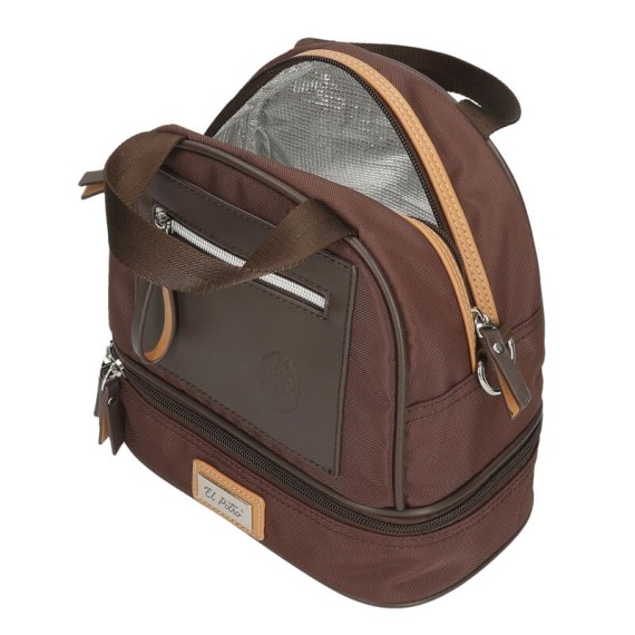 Saco de Almoço Térmico El Potro CHIC Castanho | Ref. 186.5144622