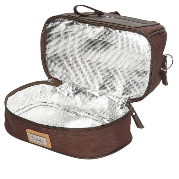 Saco de Almoço Térmico El Potro CHIC Castanho | Ref. 186.5144622