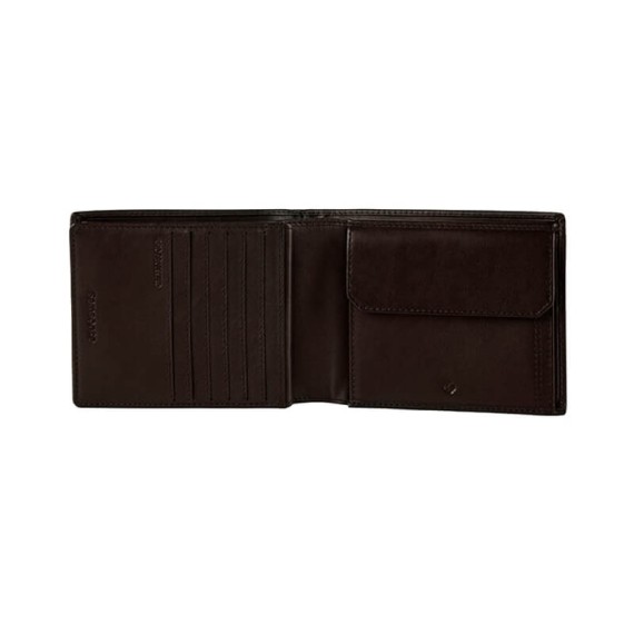 Samsonite Carteira Porta-Notas Horizontal com Porta-Moedas ATTACK 2 SLG Castanha | Ref. 92CT801343