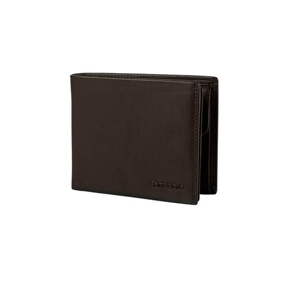 Samsonite Carteira Porta-Notas Horizontal com Porta-Moedas ATTACK 2 SLG Castanha | Ref. 92CT801343