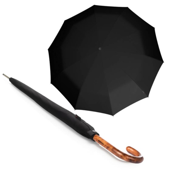 Guarda-Chuva Knirps T.771 Comprido Strick Automático Preto | Ref. 300.9637711000