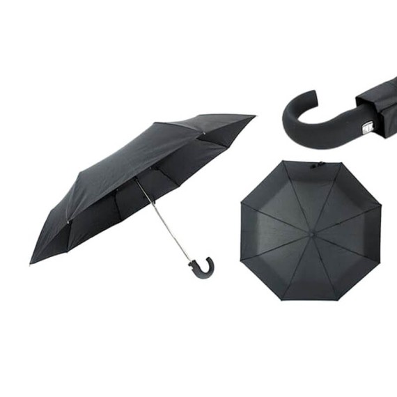 Guarda-Chuva SUSINO Dobrável Masculino Automático Preto | Ref. 240.3007 Guarda-Chuva SUSINO Dobrável Masculino Automático Preto | Ref. 240.3007