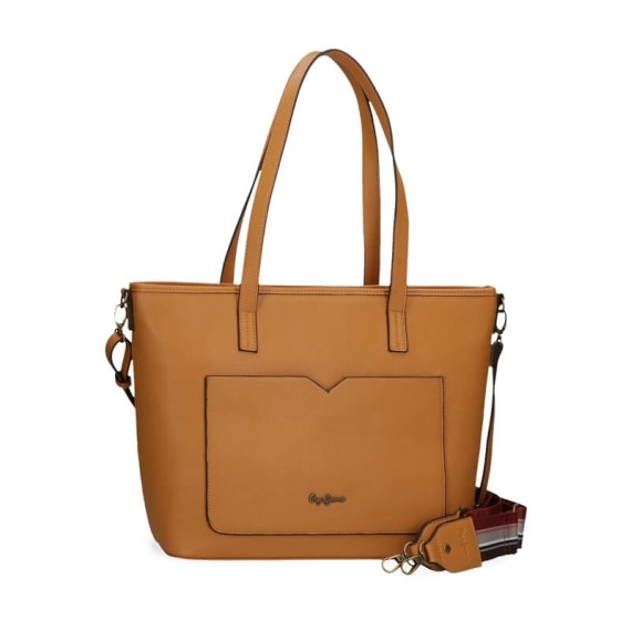 Mala de Senhora Duas Pegas Pepe Jeans INDIA Ocre | Ref. 186.7277524