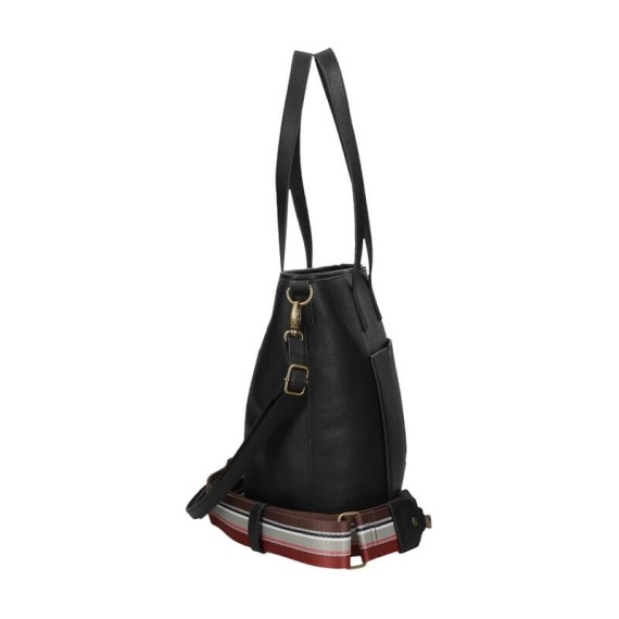 Mala de Senhora Duas Pegas Pepe Jeans INDIA Preta | Ref. 186.7277521