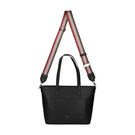 Mala de Senhora Duas Pegas Pepe Jeans INDIA Preta | Ref. 186.7277521