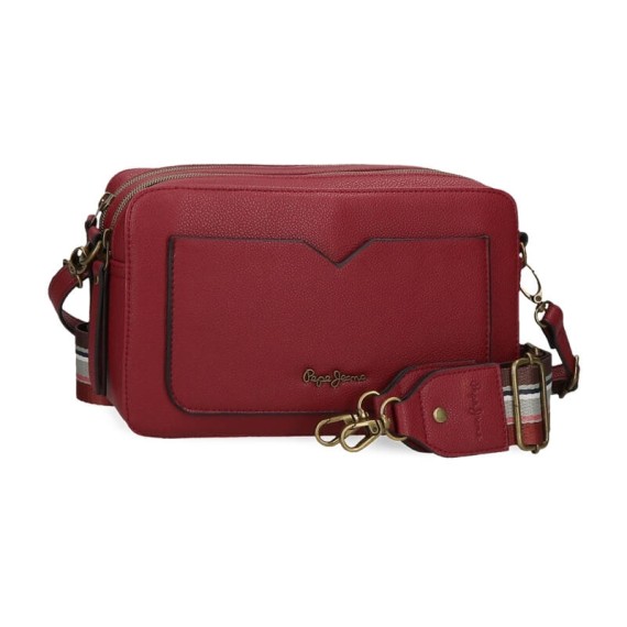 Mala de Tiracolo 2C Pepe Jeans INDIA Bordô | Ref. 186.7275323
