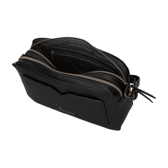 Mala de Tiracolo 2C Pepe Jeans INDIA Preta | Ref. 186.7275321
