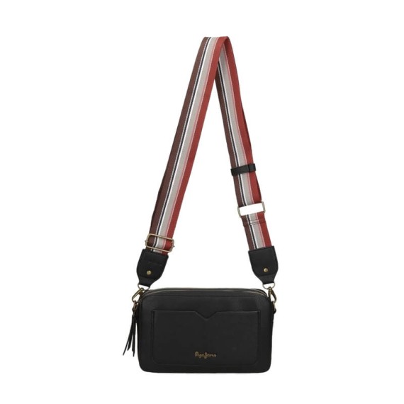Mala de Tiracolo 2C Pepe Jeans INDIA Preta | Ref. 186.7275321