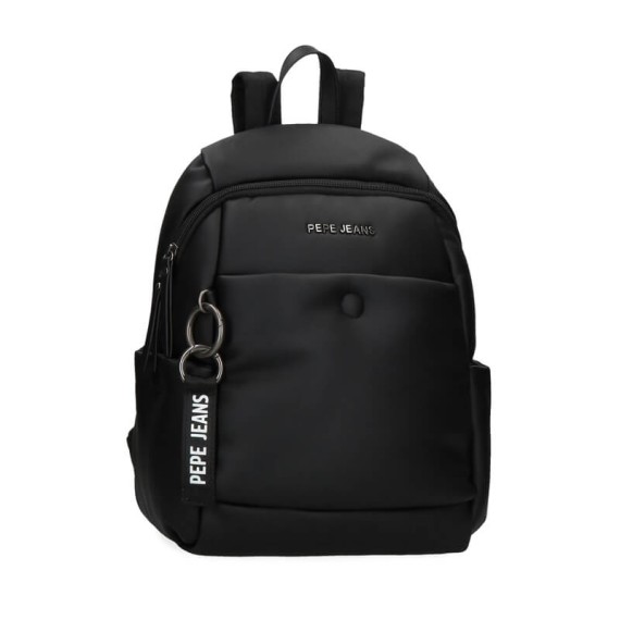 Mochila Casual 35cm Pepe Jeans BLOAT Preta | Ref. 186.7292121