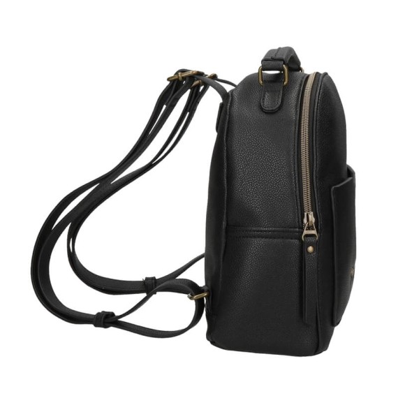 Mochila de Senhora 25cm Pepe Jeans INDIA Preta | Ref. 186.7272121