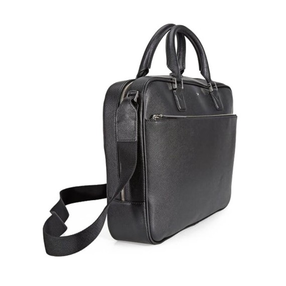 Pasta Messenger 15" Montblanc SARTORIAL Preta | Ref. 238.113184