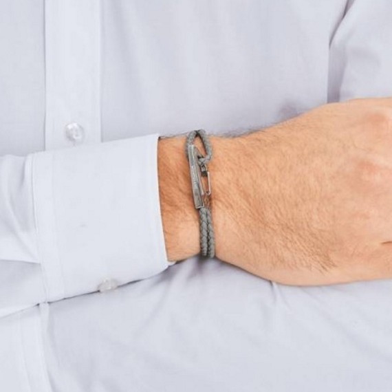 Pulseira de Homem Montblanc Prata | Ref. 238.11498963 Pulseira de Homem Montblanc Prata | Ref. 238.11498963