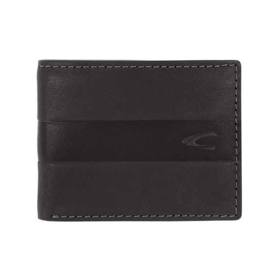 Camel Active Carteira Porta-Notas e Moedas MALI Preta | Ref. 9131570160