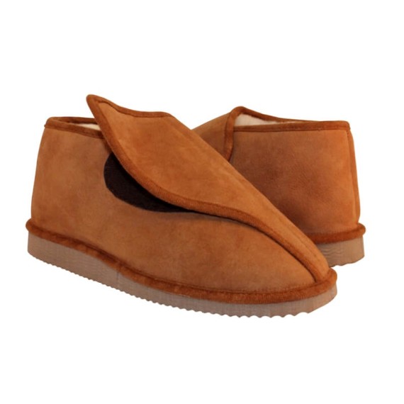 Decorpele Pantufas com Velcro em Pele de Ovelha N.º 37 | Ref. 180.4-37