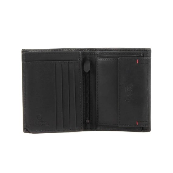 Camel Active Carteira Vertical com Porta Moedas SALAMANCA Preta | Ref. 9118170460