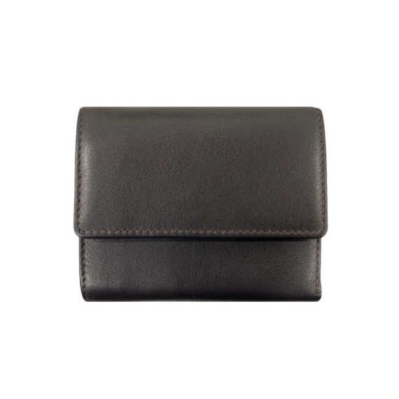 Carteira Horizontal com Porta-Moedas RFID ERIUM Castanha  | Ref. 102.ER1667C