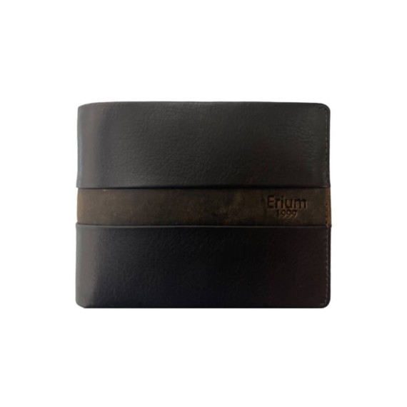 Carteira Porta-Notas com Porta-Cartões RFID ERIUM Castanha | Ref. 102ER1664C
