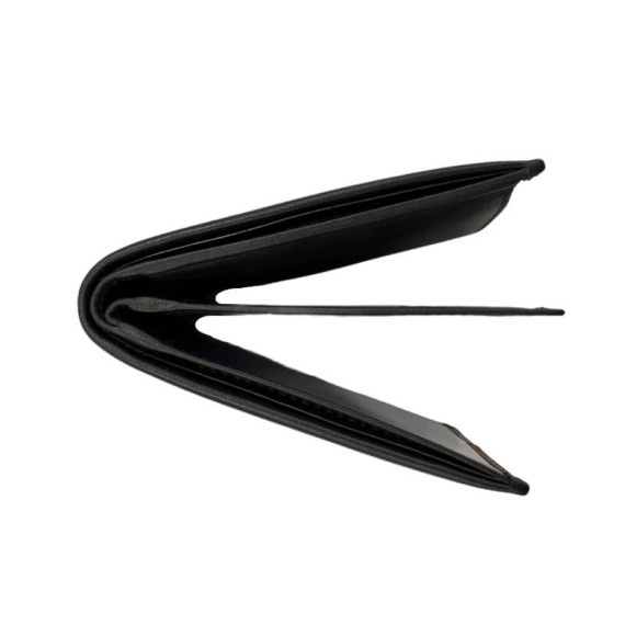 Carteira Porta-Notas com Porta-Moedas RFID ERIUM Preta | Ref. 102.ER1660P