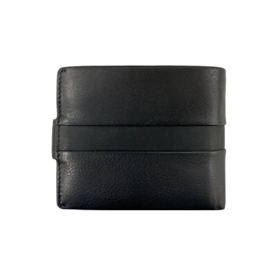 Carteira Porta-Notas com Porta-Moedas ERIUM RFID Preta 1663P | Ref. 102.ER1663P