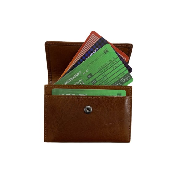 Porta-Moedas com Porta Cartões RFID ERIUM Mel | Ref. 102.1655M