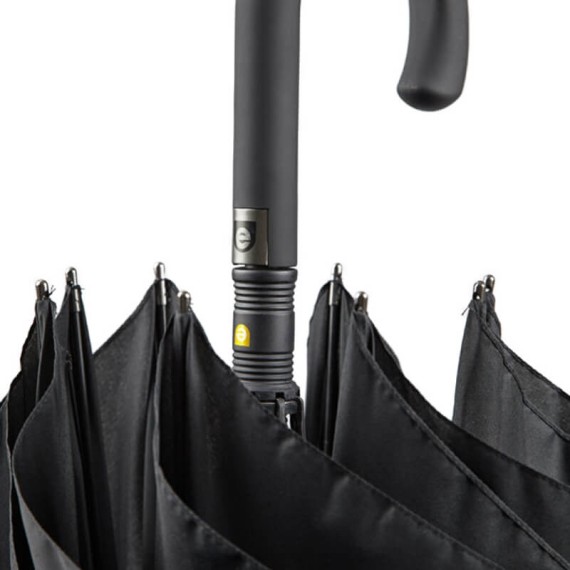 Guarda-Chuva Ezpeleta Homem Comprido Automático 70/8 Liso Preto | Ref. 104.10903