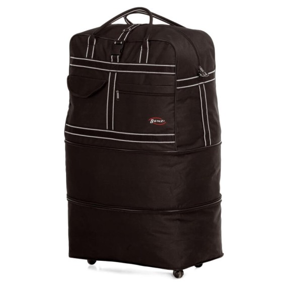 Benzi Saco de Viagem com Rodas Extensível Preto | Ref. 288.BZ2384P