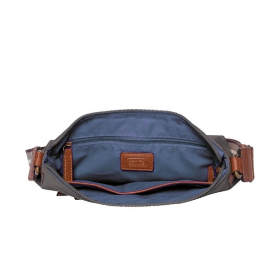 Camel Active Bolsa de Ombro BARI Cinza Escuro | Ref. 9130360371 Camel Active Bolsa de Ombro BARI Cinza Escuro | Ref. 9130360371