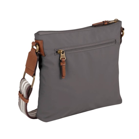 Camel Active Bolsa de Ombro BARI Cinza Escuro | Ref. 9130360371 Camel Active Bolsa de Ombro BARI Cinza Escuro | Ref. 9130360371