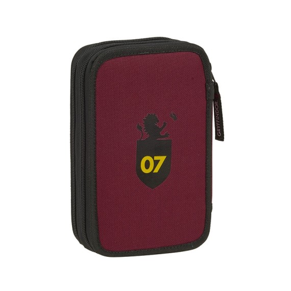 Estojo Escolar Duplo Pequeno 28 Peças Potter WIZARD Bordô | Ref. 248.412093854