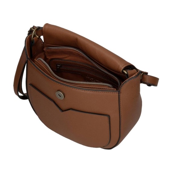 Mala de Senhora c/ Pala Pepe Jeans INDIA Castanha | Ref. 186.7275522