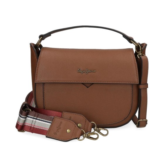 Mala de Senhora c/ Pala Pepe Jeans INDIA Castanha | Ref. 186.7275522