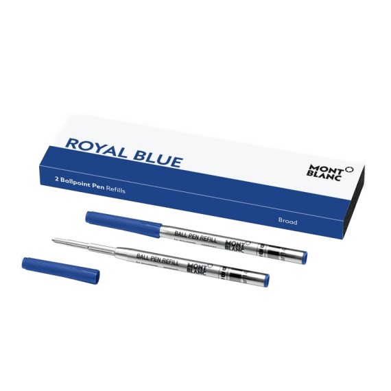 Pack 2 Recargas Ballpoint (B) MONTBLANC Royal Blue | Ref. 238.124491