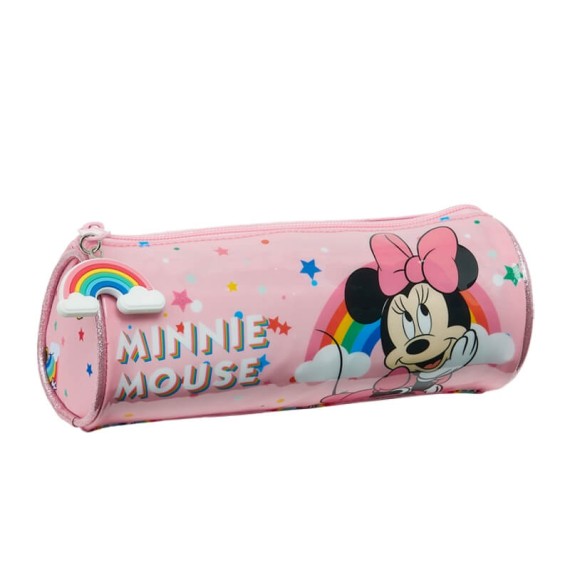 Estojo Escolar Redondo Minnie RAINBOW Rosa | Ref. 248.812112026 Estojo Escolar Redondo Minnie RAINBOW Rosa | Ref. 248.812112026