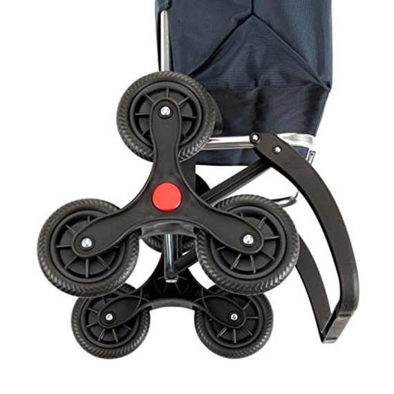 Rolser Carro de Compras Paris MF Liso 6 Rodas 44L Marengo | Ref. 253.916542