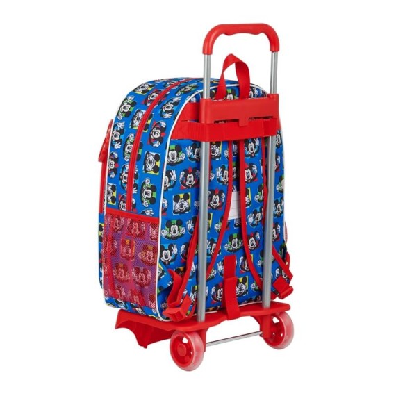 Mochila Escolar Grande com Carro 905 MICKEY Me Time Azul | Ref. 248.612114313 Mochila Escolar Grande com Carro 905 MICKEY Me Time Azul | Ref. 248.612114313