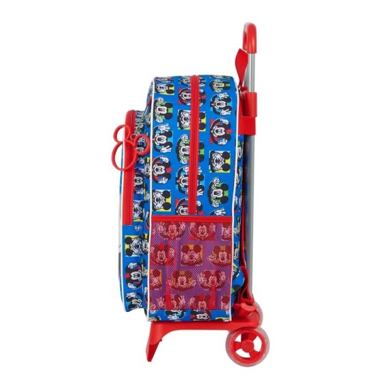Mochila Escolar Grande com Carro 905 MICKEY Me Time Azul | Ref. 248.612114313 Mochila Escolar Grande com Carro 905 MICKEY Me Time Azul | Ref. 248.612114313