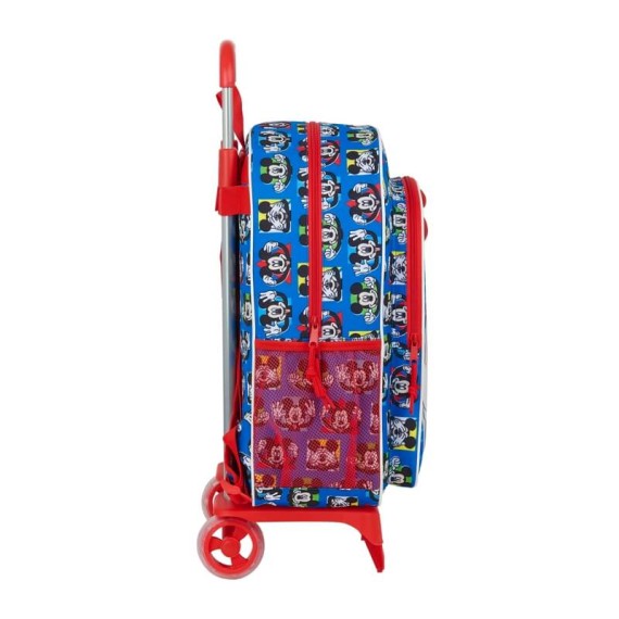 Mochila Escolar Grande com Carro 905 MICKEY Me Time Azul | Ref. 248.612114313 Mochila Escolar Grande com Carro 905 MICKEY Me Time Azul | Ref. 248.612114313