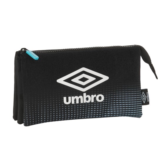 Estojo Escolar Triplo Compartimento Umbro ÁRTICO Preto | Ref. 248.812137744 Estojo Escolar Triplo Compartimento Umbro ÁRTICO Preto | Ref. 248.812137744