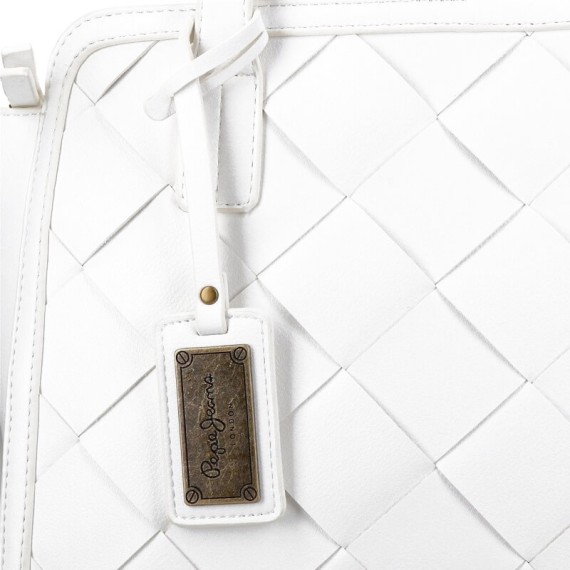 Mala de Tiracolo Pepe Jeans CUTOUTS Branca | Ref. 186.7515322